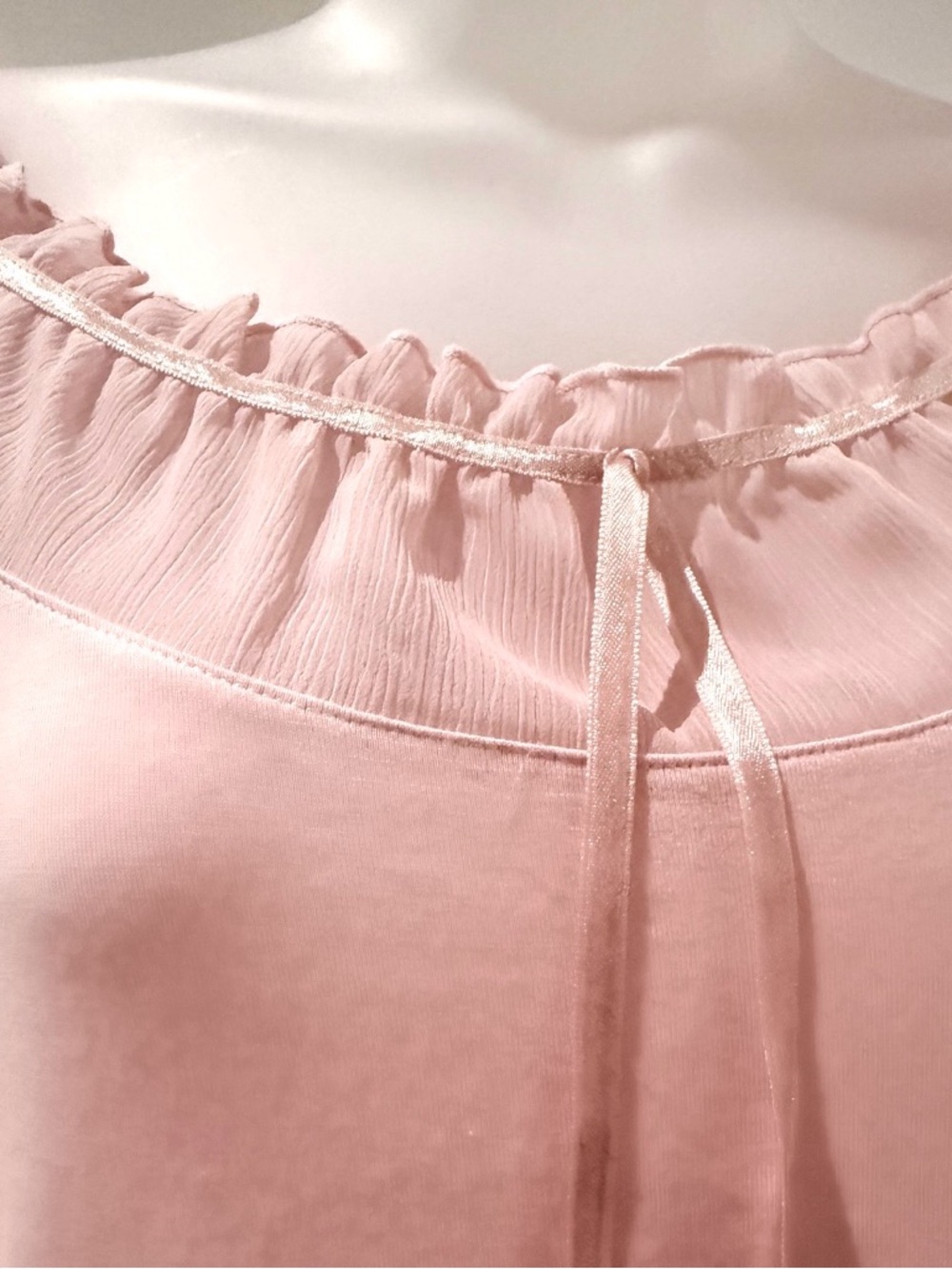 Romantic Blush Ruffle-Neck - Top - Picture 2 of 4